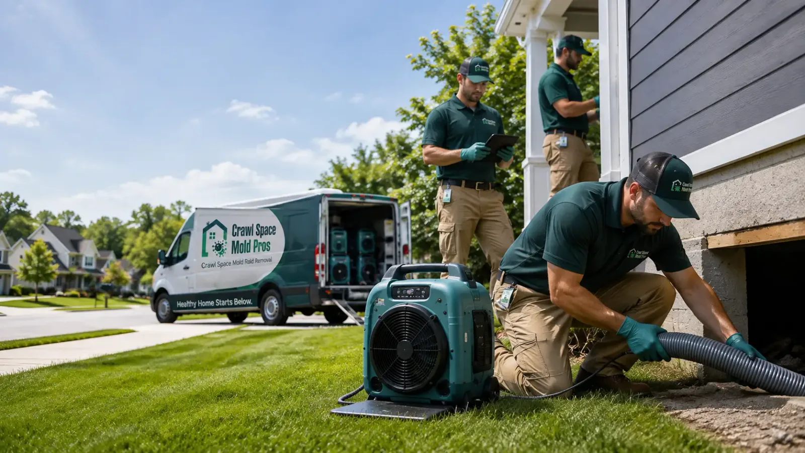 Crawl Space Mold Removal in Evanston, WY